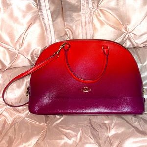 Ombré Leather Coach Purse